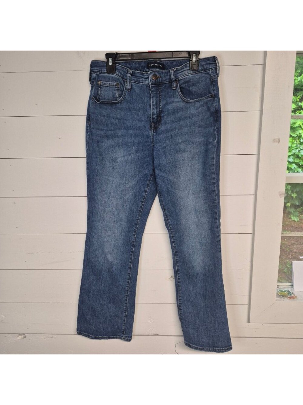 Aeropostale Womens Mid‎ Rise Bootcut Jeans Blue Denim Size 14s